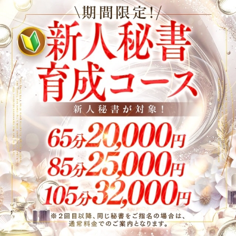 ☆新人秘書割引育成コース☆