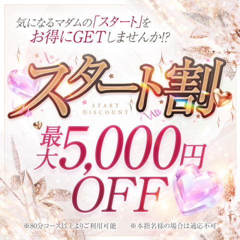 各キャストさんの1枠目は　最大5000割引